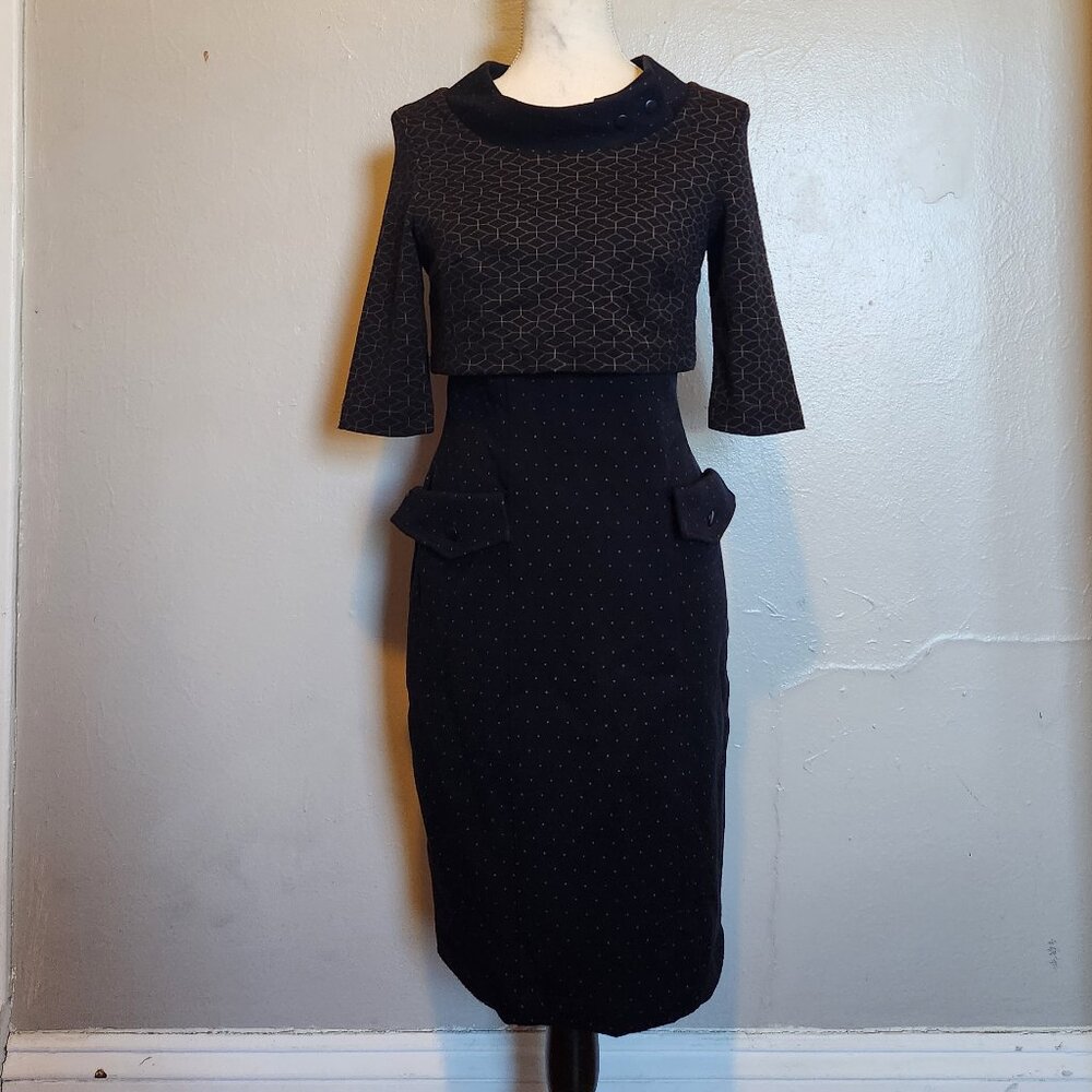 Joseph Ribkoff Blue Midi Dress